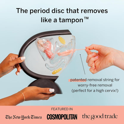 Pixie Menstrual Disc Coral Medium – 12-Hour Wear, Medical-Grade Silicone | Pixie Cup