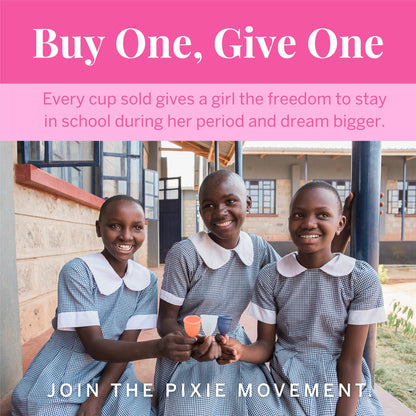 Pixie Cup Extra Large – Soft, Safe Reusable Menstrual Cup | 100% Medical-Grade Silicone
