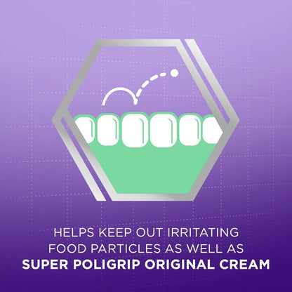 Poligrip Comfort Seal Strips 40 ct – Pack of 3 | Zinc-Free Denture Adhesive