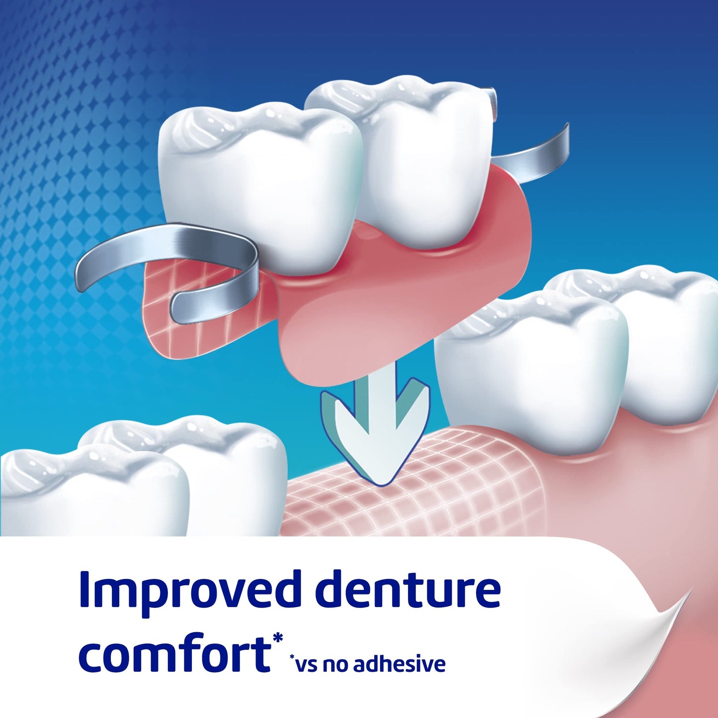 Poligrip Flavour Free Denture Adhesive Cream 40g – Strong All-Day Hold (Zinc-Free)