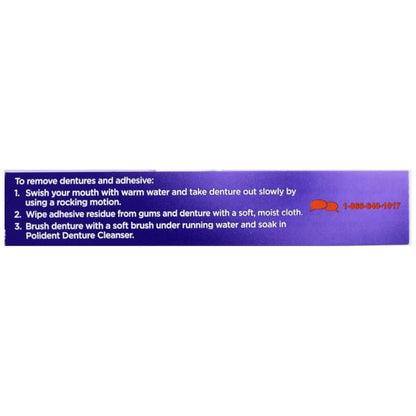 Poligrip Strips 40 Ct – Strong All-Day Denture Adhesive (Value Pack 10)