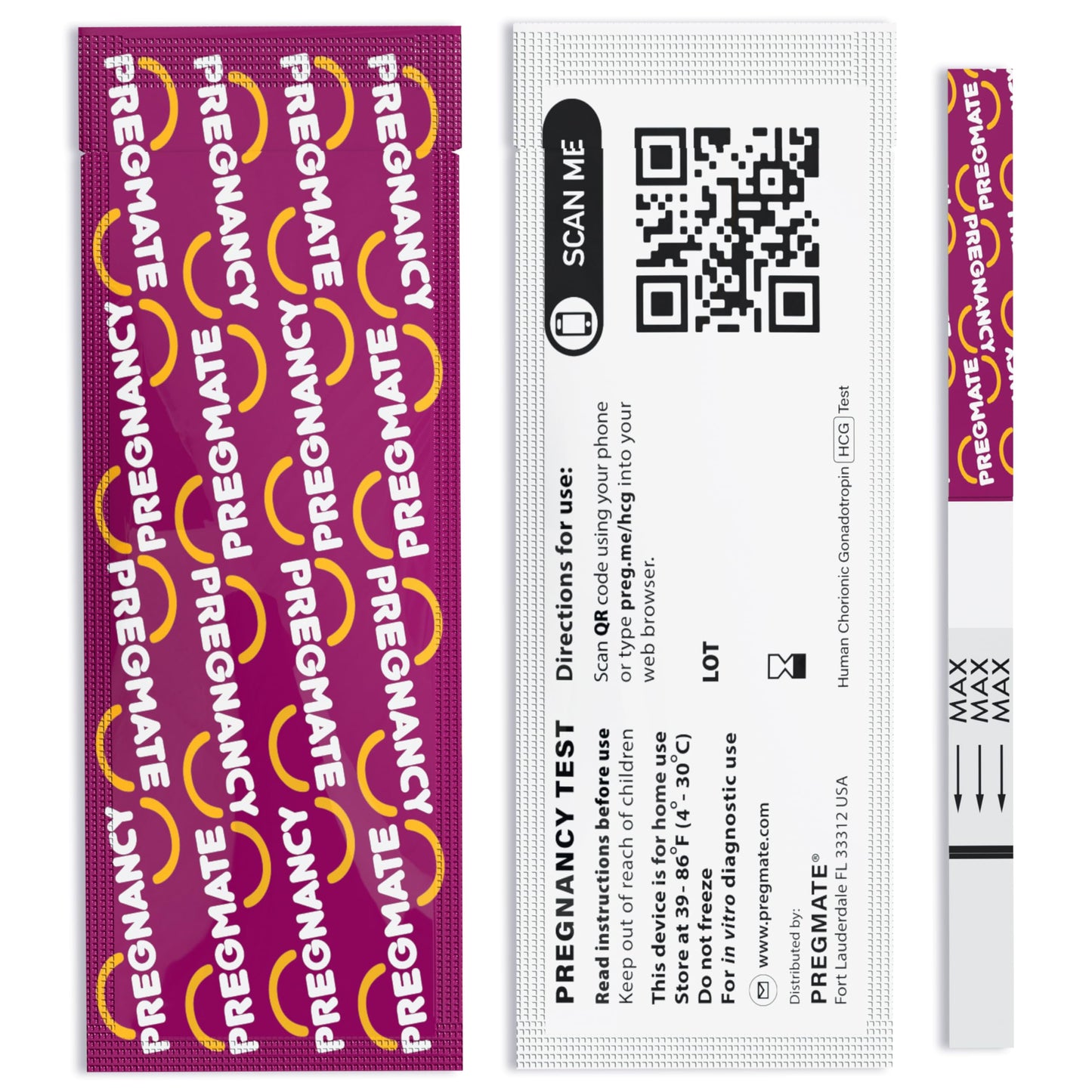 Pregmate 50 Ovulation & 20 Pregnancy Test Strips — Accurate LH Surge