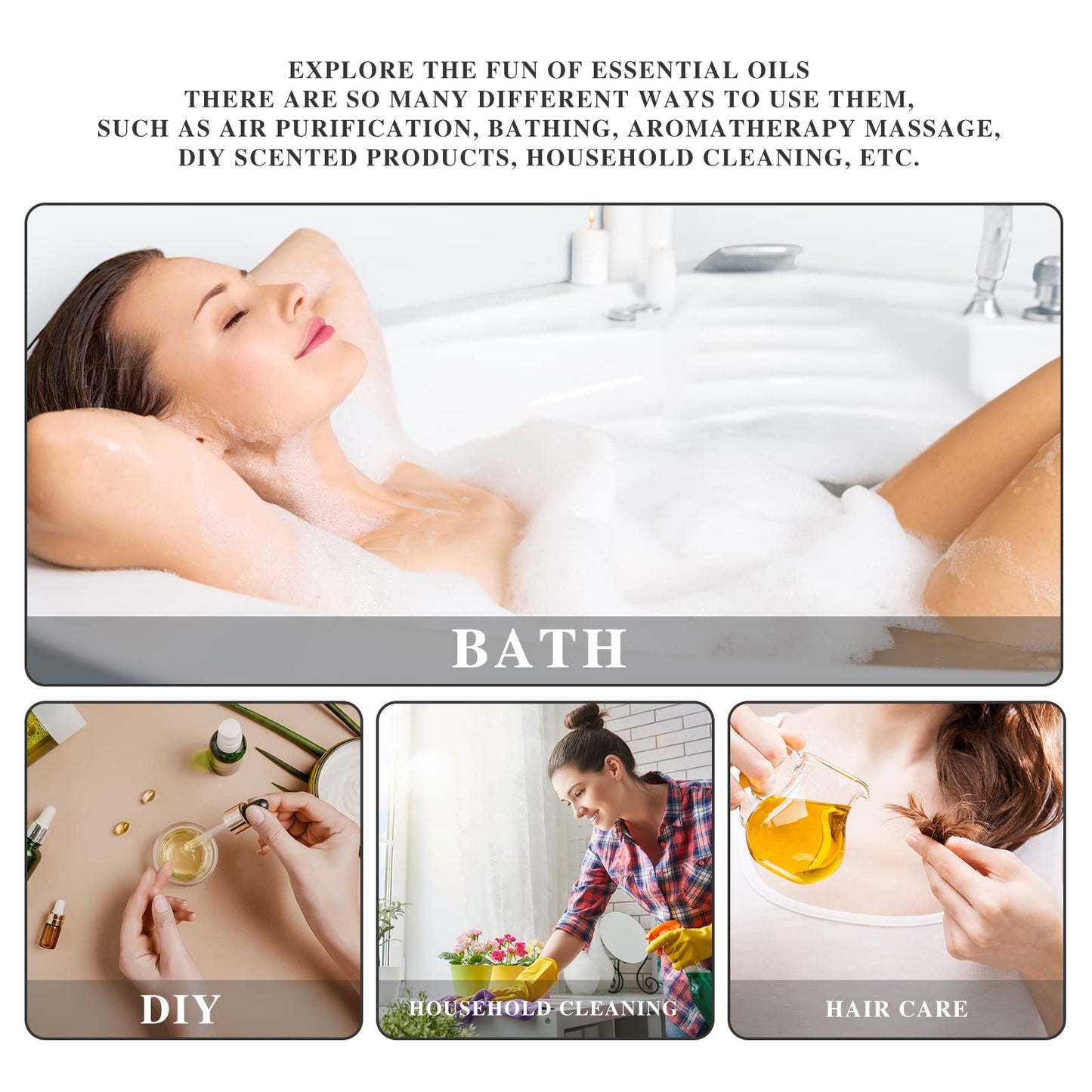 Eucalyptus Essential Oil – MAYJAM 3.38 fl oz Large Bottle Pure Essential Oil for Diffuser, Skincare & Hair Care