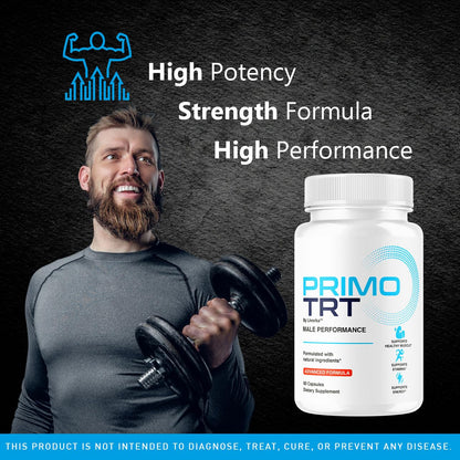 3-Pack Primo TRT Pills – Official PrimoTRT for Men (180 Capsules)