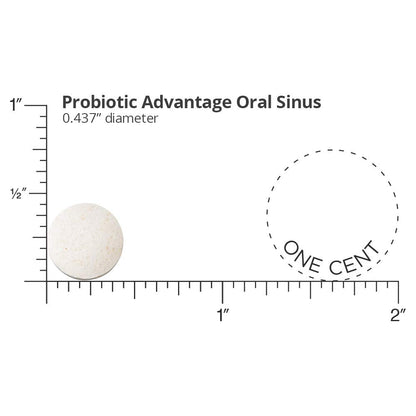 Healthy Directions Probiotic Advantage – Oral Sinus Probiotics for Mouth, Teeth & Gums (Sugar-Free Cinnamon, 50 Lozenges)