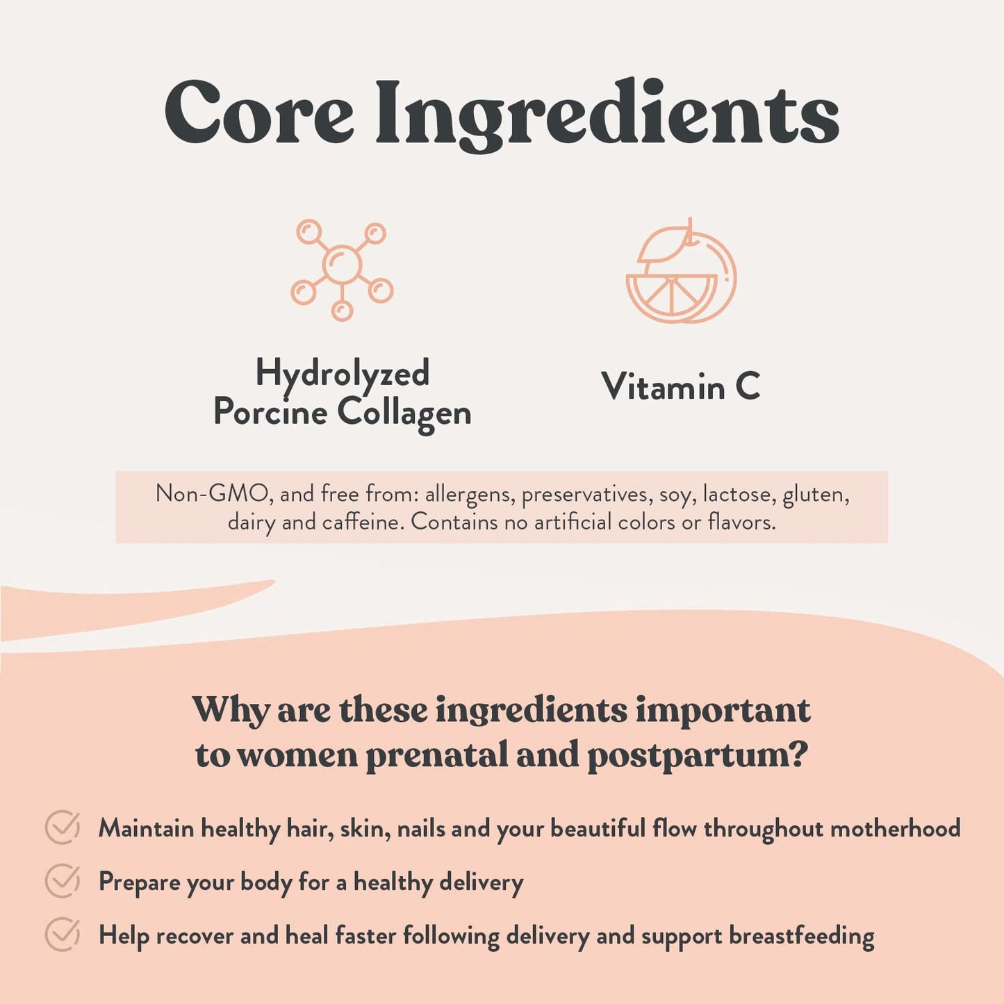 PROTIVA Thrive Collagen Powder for Women - 16 oz Unflavored Collagen Peptide, Safe During Pregnancy & Breastfeeding