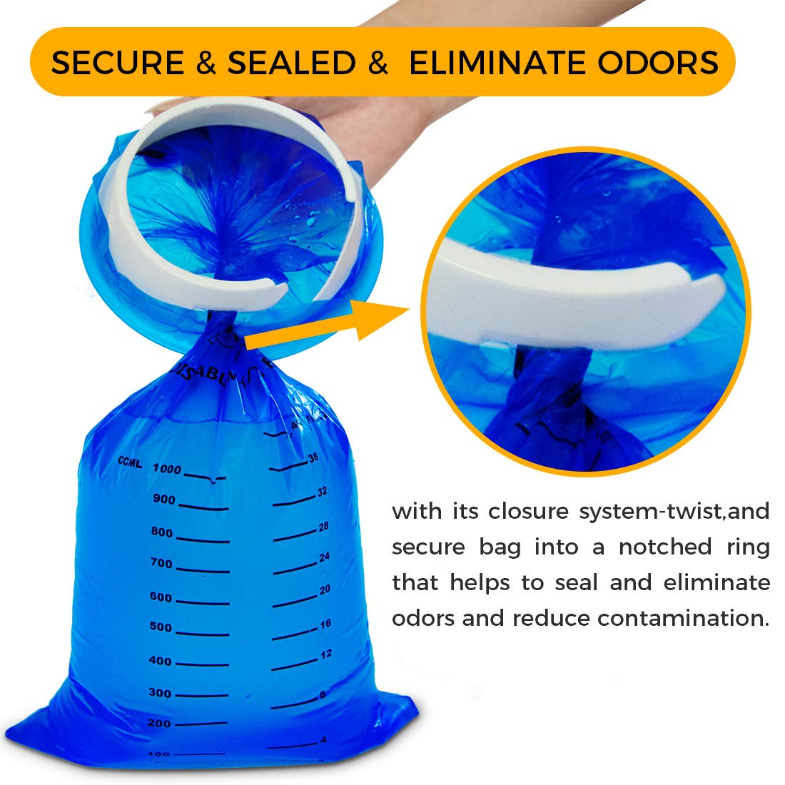 PukeBag 50 Pack Emesis Bags – Disposable Vomit Bags for Travel & Motion Sickness