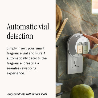 Pura 4 Smart Fragrance Diffuser Starter Set – Ginger Clementine & Mint