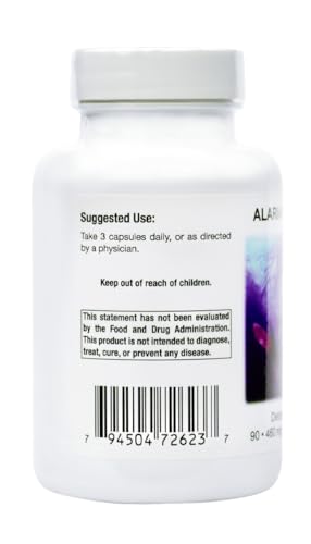 Supreme Nutrition Alaria Supreme Wakame Capsules - 90 Pure Atlantic Wakame, Vegetarian