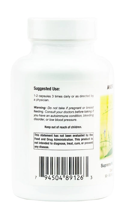 Supreme Nutrition Andrographis, 90 Pure Green Chiretta Vegetarian Capsules