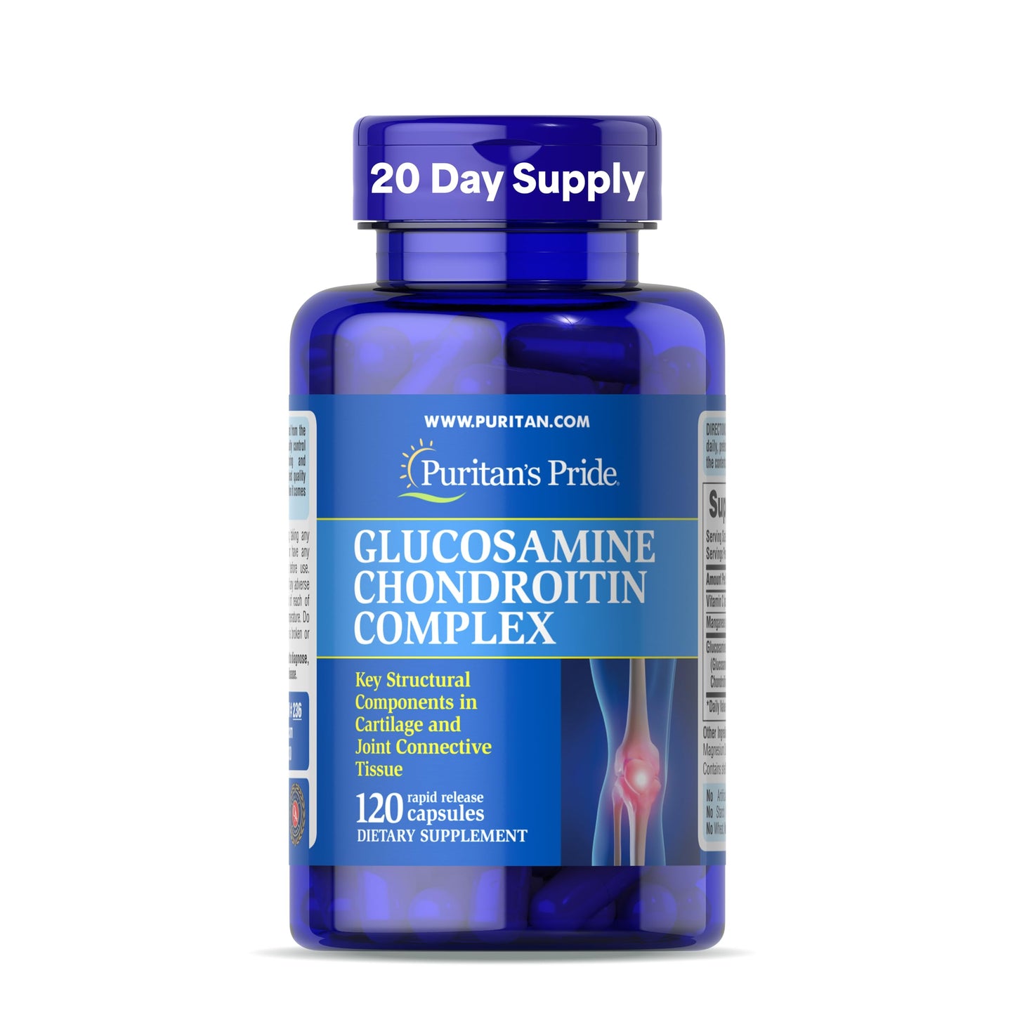 Puritan's Pride Glucosamine Chondroitin Complex – Joint Health, 120 Caps