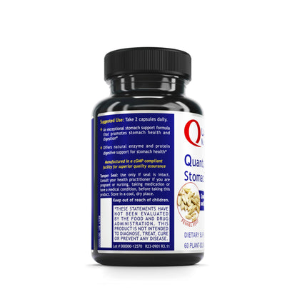 QNL Quantum Stomach Support – Digestive Enzymes (Vegan, Organic, 60 Caps)
