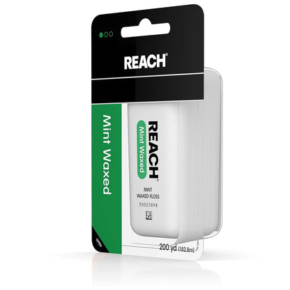 Reach Mint Waxed Floss 200 Yd - Pack of 3
