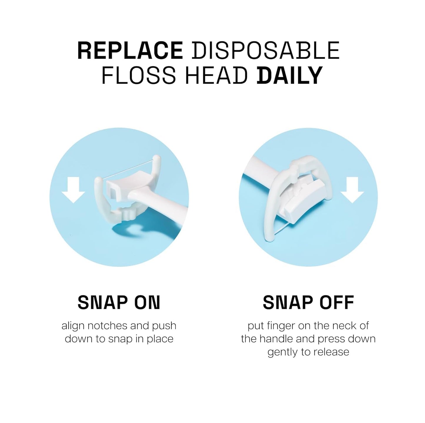 REACH Ultraclean Access Flossers Refill Heads - Fresh Mint, 28 Heads (Pack of 4)