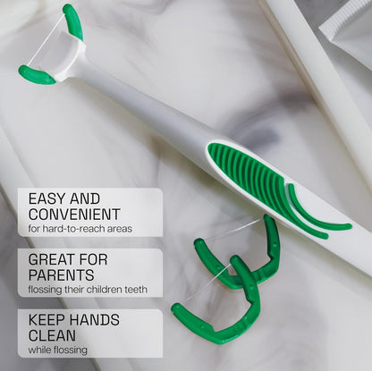 REACH Ultraclean Access Flossers Refill Heads - Fresh Mint, 28 Heads (Pack of 4)