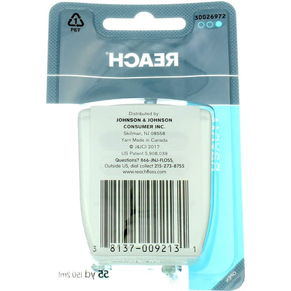 Reach Unflavored Waxed Dental Floss – ADA Accepted, 55 yds, Pack of 3