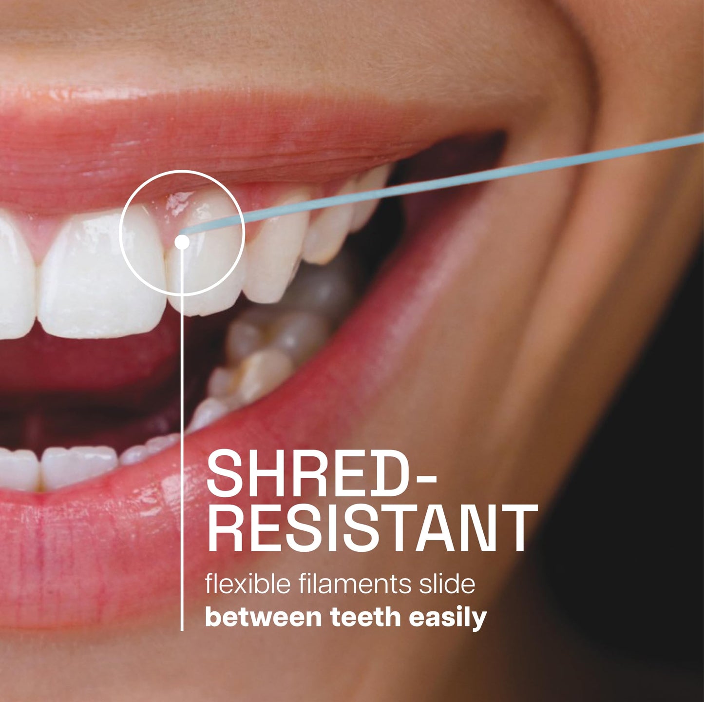 REACH Ultraclean Dental Floss – Mint Waxed, Shred-Resistant Plaque Remover for Gums | 30 yd