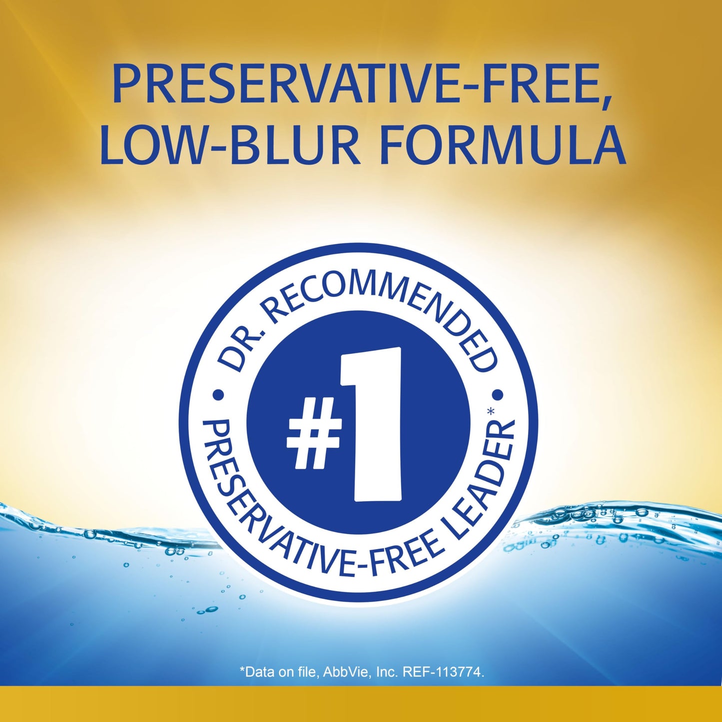 Refresh Optive Mega-3 Preservative-Free Eye Drops | 60 Single-Use Vials
