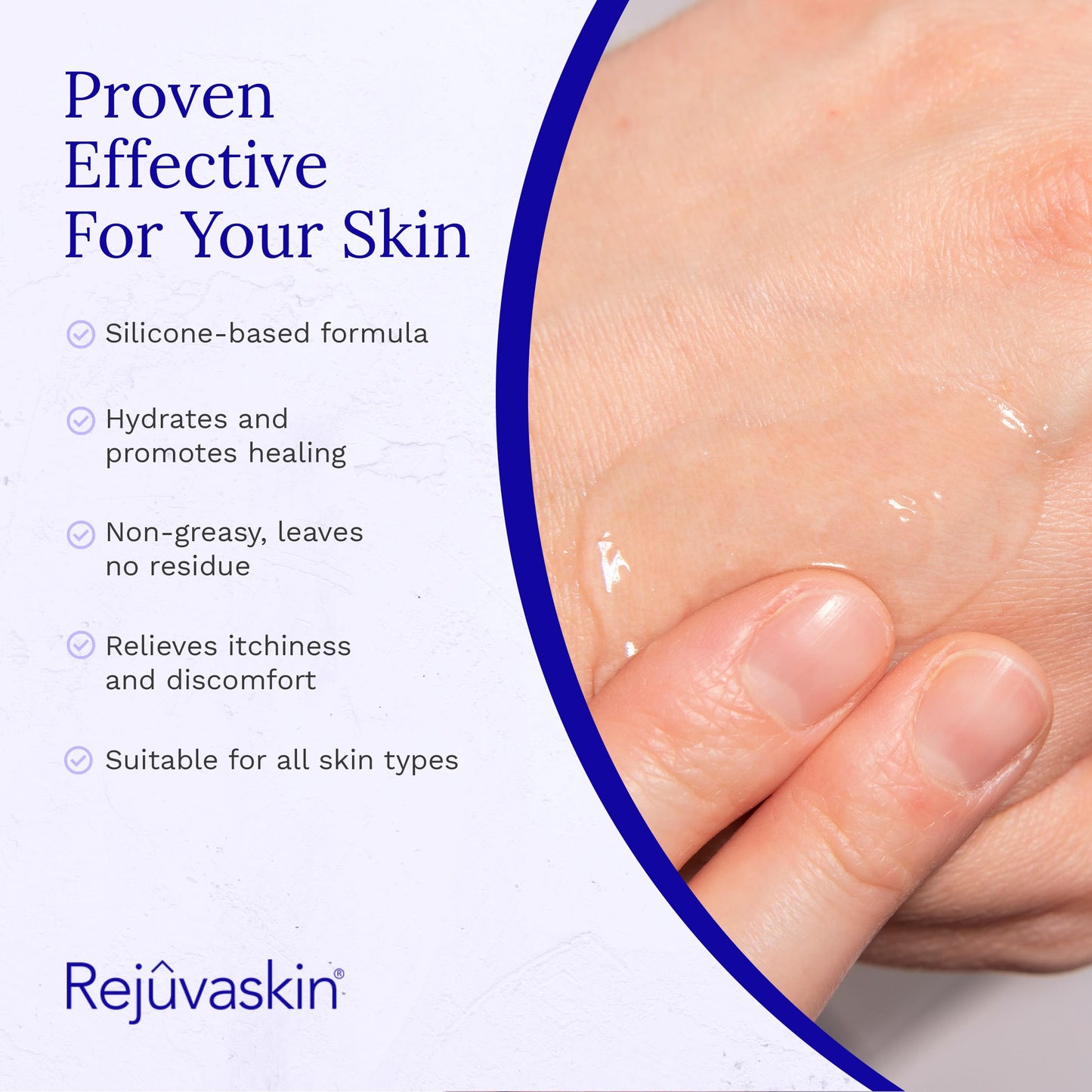 Rejuvaskin RejuvaSil Silicone Scar Gel – 15ml for Surgical Scars, Burns & Acne Scars