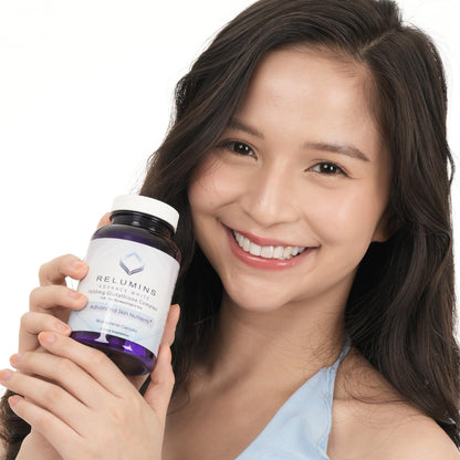 Relumins 1650mg Glutathione Complex – Hyaluronic Acid, USA Made | 90 Capsules