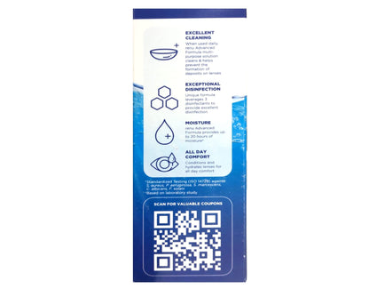 Renu Fresh Multi-Purpose Contact Lens Solution - 2 oz Travel Size (Pack of 4)