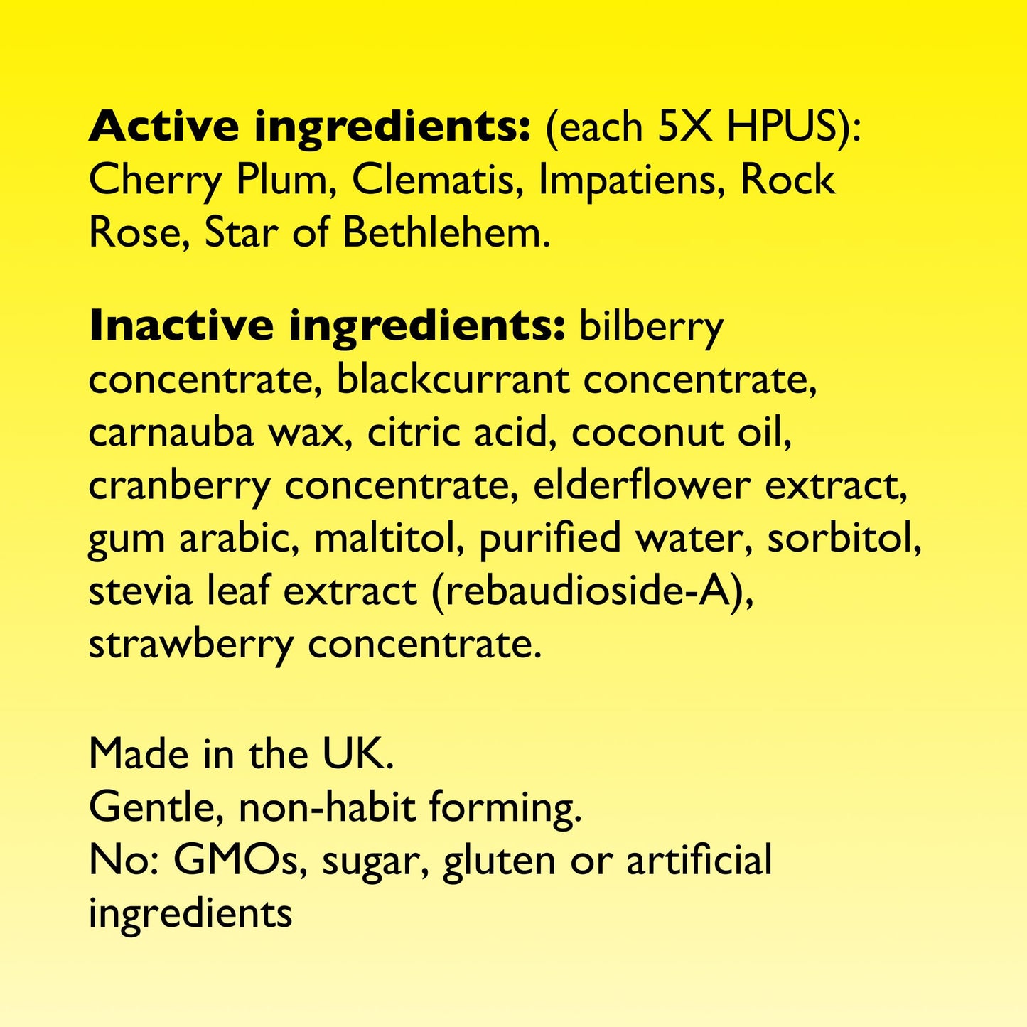 RESCUE Bach PASTILLES Mixed Berry – Stress Relief Lozenges (6 Pack)