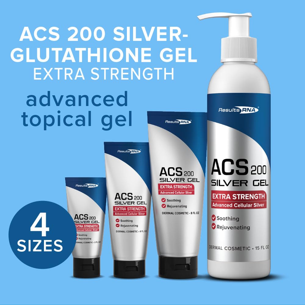 Results RNA ACS 200 Silver-Glutathione Gel – Wound Care Gel (8 oz)