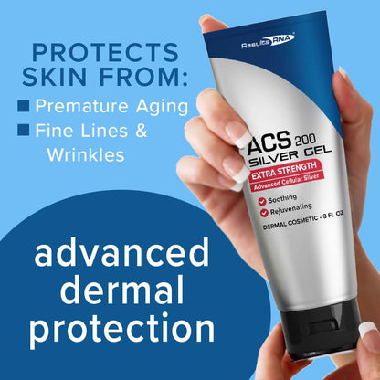 Results RNA ACS 200 Silver-Glutathione Gel – Advanced Colloidal Silver for Wound Care (2 oz)