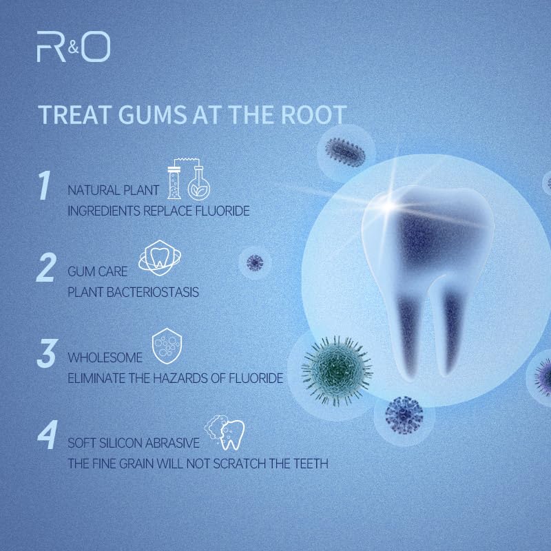R&O Ageratum Whitening Toothpaste with Bamboo Charcoal – 3.53 oz