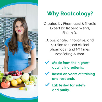 Rootcology by Dr. Izabella Wentz | Benfotiamine 300mg | 120 Capsules