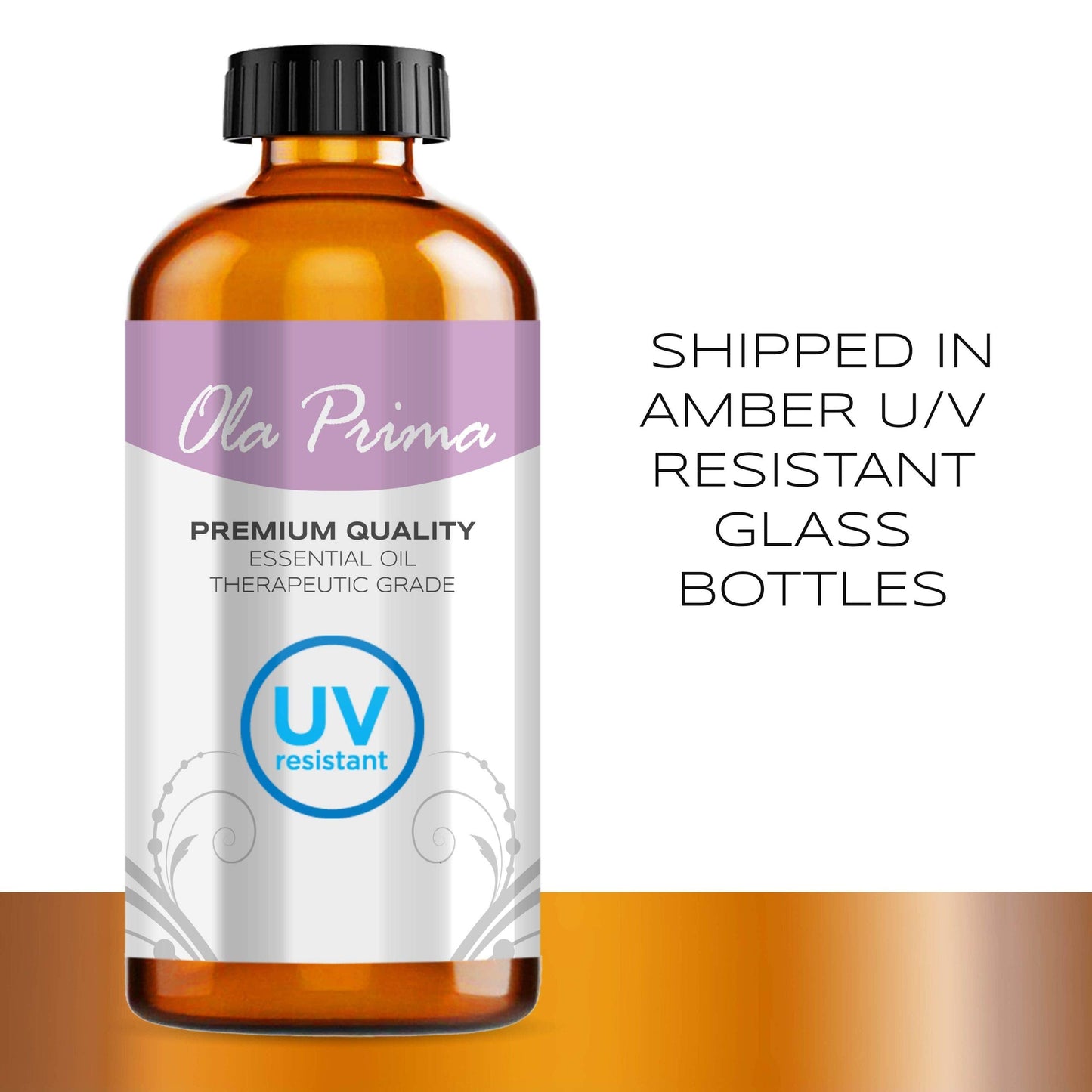 Ola Prima Rose Geranium Essential Oil - 16oz Therapeutic Grade for Aromatherapy, Skincare & Relaxation