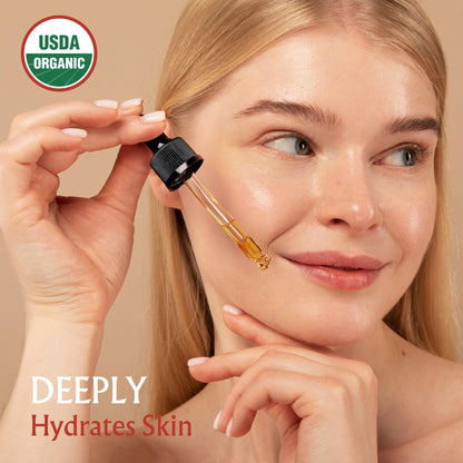 BodyJ4You Rosehip Oil for Face – 100% Pure Organic Cold-Pressed (4 oz)
