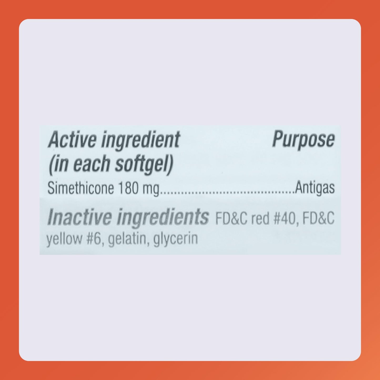 Rugby Ultra Strength Simethicone Gas Relief 180 mg — Maximum Gas Relief for Adults | 60 Softgels