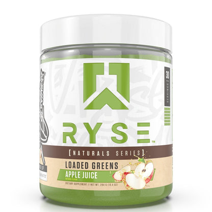 RYSE Loaded Greens Superfood Powder – Apple Juice | Digestion, Immunity & Energy – 30 Servings