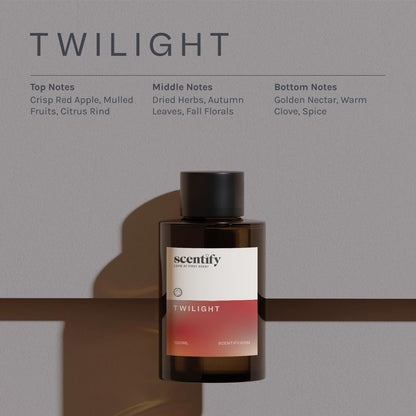 Scentify Holiday Twilight Aroma Oil for Oil Diffusers – Apple, Spice, Clove, Citrus (100ml) | Luxurious Aromatherapy