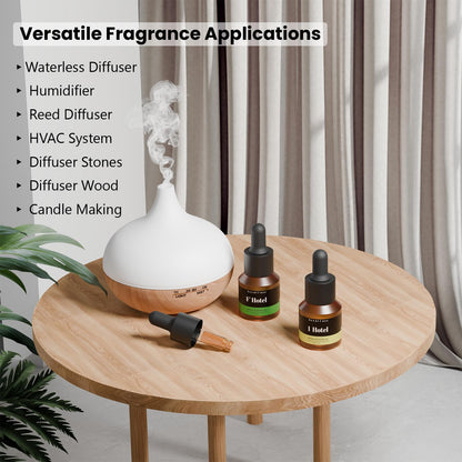 F' Hotel Essential Oils for Aromatherapy Diffusers | Scentluxe – Premium 15 mL Fragrance Oil Inspired by Four Seasons Hotel Scents