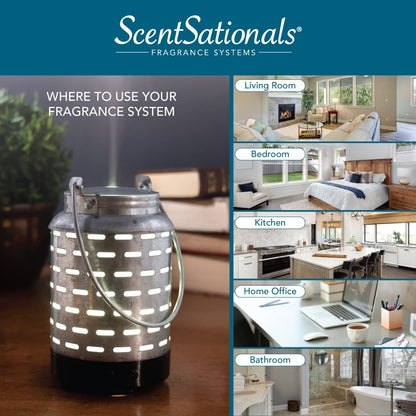 ScentSationals Eclectic Diffuser – Aromatherapy & Humidifier for Home (Fern)