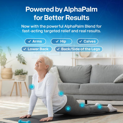 SciatiEase Sciatic Nerve Health Support Supplement | AlphaPalm, Pea, B-Complex, 300mg Alpha Lipoic Acid | 6 Bottles