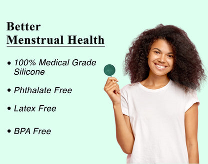 SHORDY Reusable Menstrual Disc (Small) – 100% Medical-Grade Silicone, Leak-Free & Eco-Friendly Period Care