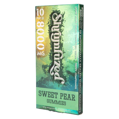 Shrumfuzed Nootropic Gummy 8000mg – Lion's Mane, Reishi, Cordyceps, Chaga (Sweet Pear, 10 Count)