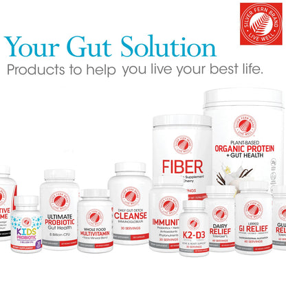 Silver Fern Ultimate Clean-Up Kit – 30 Day Cleanse Capsules & Nano Scrub Liquid, Gluten & Dairy Free, Made in USA
