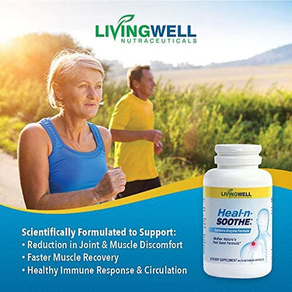 HEAL-N-SOOTHE & Sleepzyme Bundle — 60 Count Natural Sleep Aid