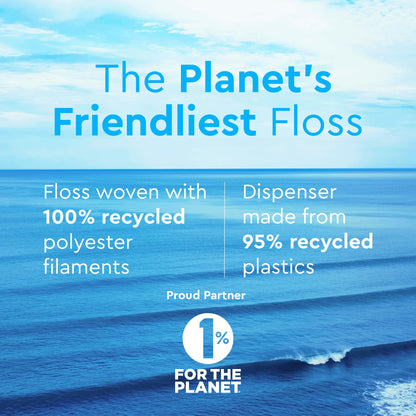 Smile Expanding Floss – Premium Woven Dental Floss with Plant-Based Wax, 2-Pack (30 Yards Each)