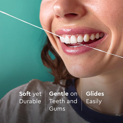 Smile Expanding Floss – Premium Woven Dental Floss with Plant-Based Wax, 2-Pack (30 Yards Each)