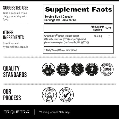 SoActive Green Tea Extract – Clinically Studied Green Tea Phytosome | 60 Caps