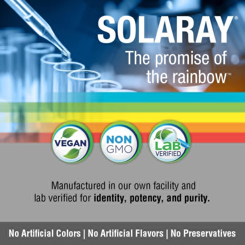 SOLARAY Beet Root 605mg | Supports Cardiovascular Health, Athletic Performance, Kidney, Liver & Blood Health | Non-GMO Vegan 100 VegCaps