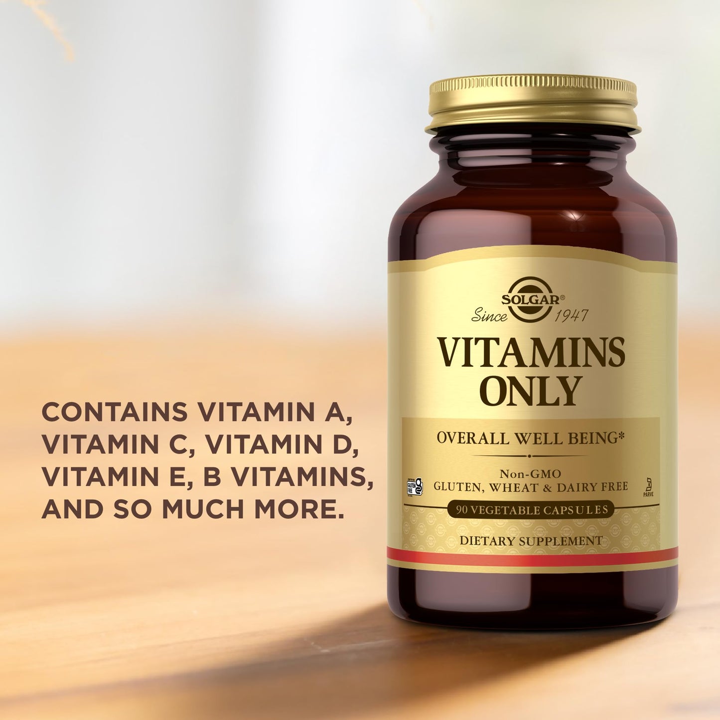 Solgar - Vitamins Only, 90 veggie caps