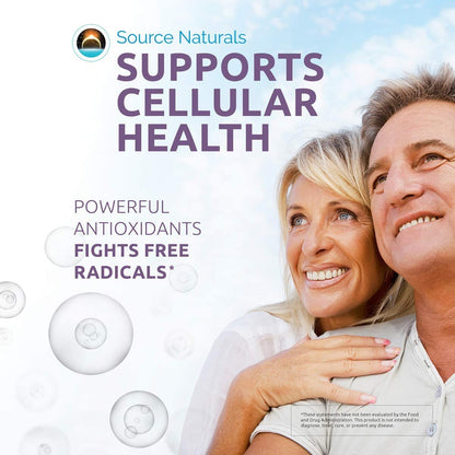 Source Naturals Resveratrol 100 mg - 60 Vegetarian Capsules | Heart Health & Healthy Aging