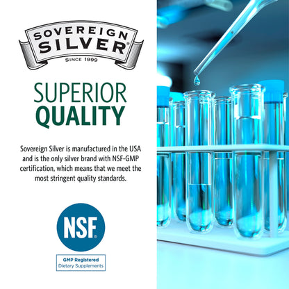 Sovereign Silver Bio-Active Colloidal Silver Nasal Spray 10ppm – 2oz Pack of 2