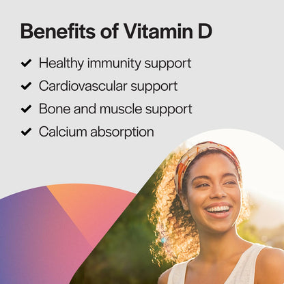 Vitamin D3 K2 5000 IU - Immune, Bone & Heart Support | Soy-Free, Non-GMO (30 Veg Capsules)
